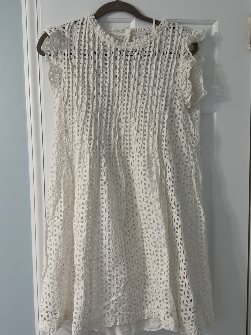 Madewell Eyelet Mini Dress